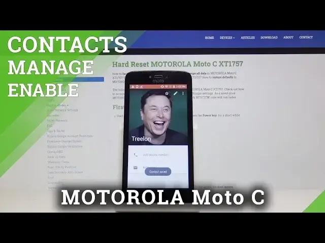 'Video thumbnail for Add Photo to Contact in MOTOROLA Moto C'