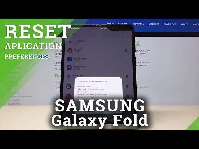 'Video thumbnail for How to Restore Default Apps in SAMSUNG Galaxy Fold – Reset App Settings'