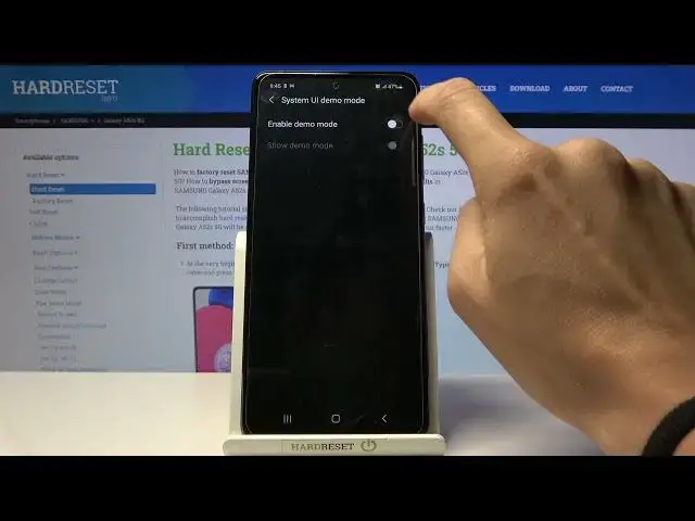 Video thumbnail for How to Run Demo Mode on SAMSUNG Galaxy A52s - Developer Mode