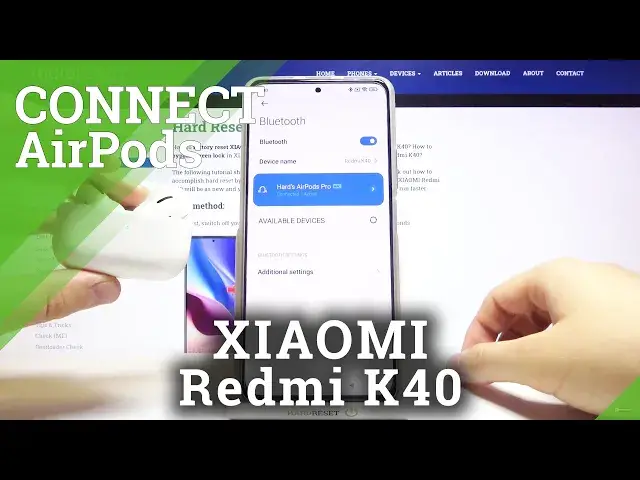 Video thumbnail for How to Connect AirPods to XIAOMI Redmi K40 – Bluetooth Connection
