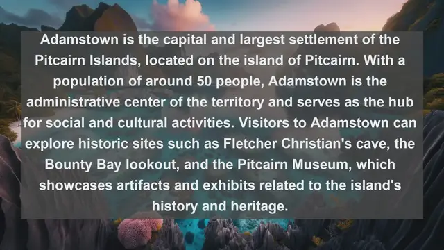 Video thumbnail for Exploring Pitcairn Islands: Top 10 Largest Settlements in this Remote Paradise