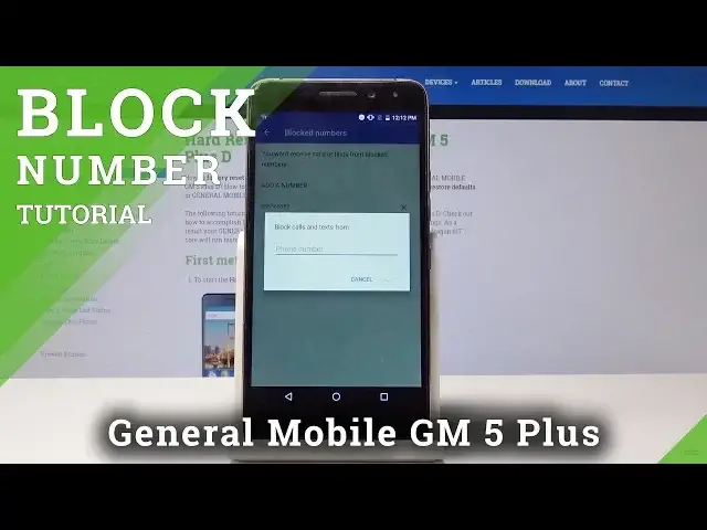 'Video thumbnail for How to Block a Number in General Mobile GM 5 Plus - Create a Blacklist'