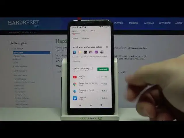 Video thumbnail for How to Update Apps on ALCATEL 1S – Install The Newest Apps Version