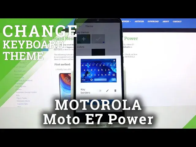 'Video thumbnail for Customize Keyboard Background - MOTOROLA Moto E7 Power and Keyboard Theme'