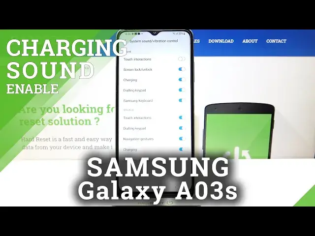 'Video thumbnail for How to Manage Charging Sound in SAMSUNG Galaxy A03s – Adjust Sound of Charging'