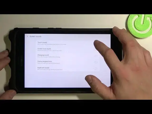 'Video thumbnail for How to Manage Touch Sounds in SAMSUNG Galaxy Tab Active2 - Open Sound Settings'