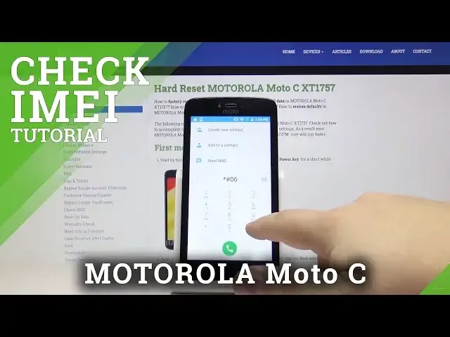 'Video thumbnail for IMEI check MOTOROLA Moto C XT1757 - Serial Number'