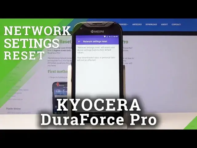 Video thumbnail for How to Reset All Network Settings on KYOCERA DuraForce Pro - Set Defaults