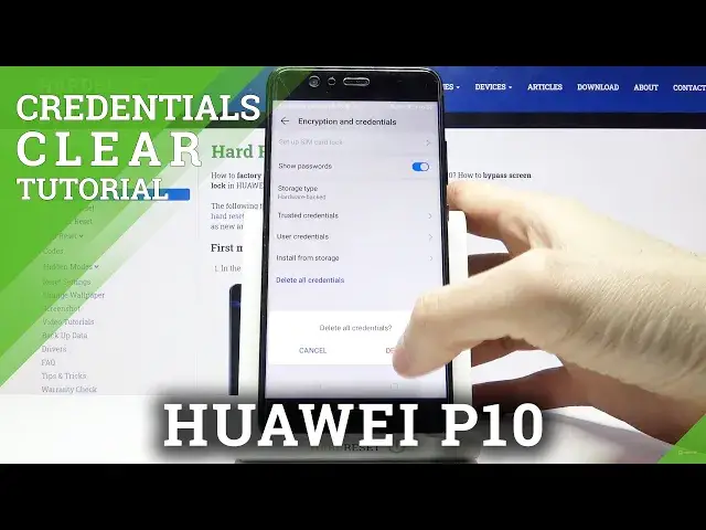 'Video thumbnail for How to Clear Credentials in HUAWEI P10 – Remove All Licenses'