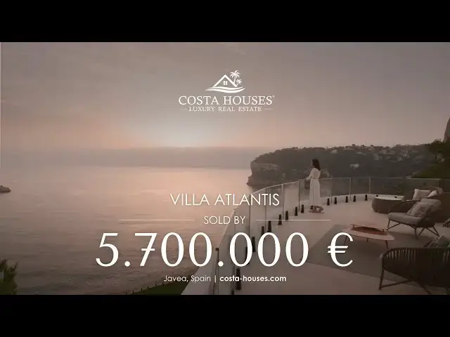 Video thumbnail for Video tour Villa ATLANTIS SOLD by COSTA HOUSES ® | 1st LINE SEA LUXURIOUS PROPERTY by the Sea, Javea