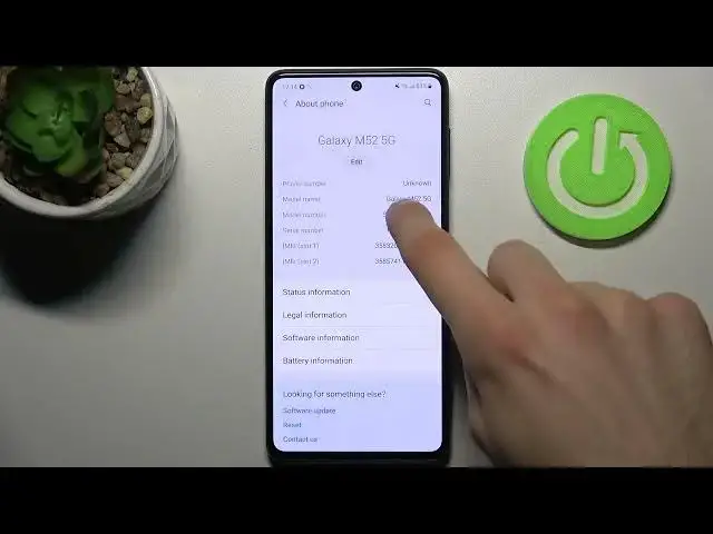 'Video thumbnail for How to Check Phone Model on SAMSUNG Galaxy M52 – Find Model Info'