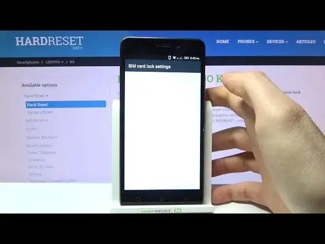 'Video thumbnail for How to Set SIM PIN Code in LENOVO K6 – Protect SIM Card'