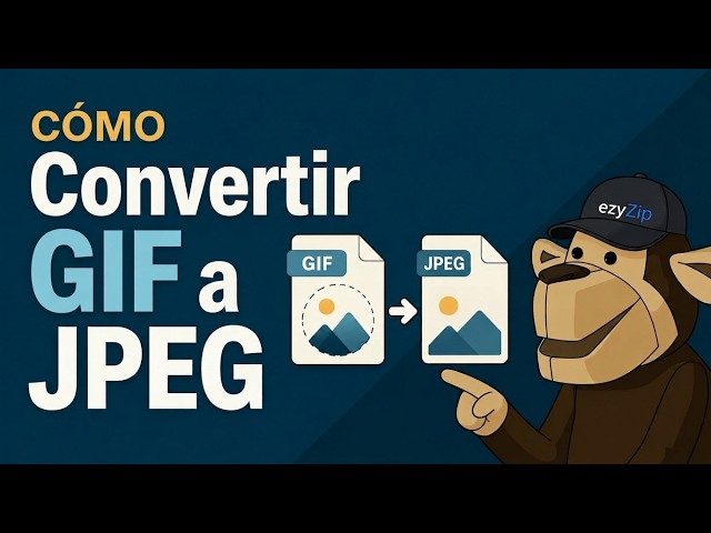 Video thumbnail for 🖼️ Cómo Convertir GIF a JPEG Gratis en Línea | Sin Necesidad de Instalar Software