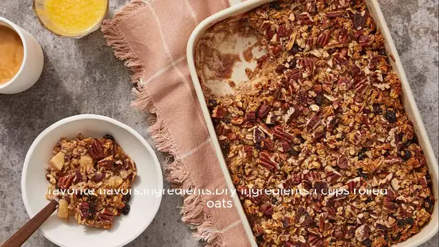 Video thumbnail for Baked oatmeal recipe