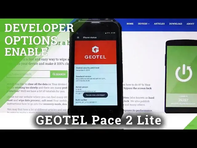 'Video thumbnail for How to Activate Developer Options in GEOTEL Pace 2 Lite – OEM Unlock'
