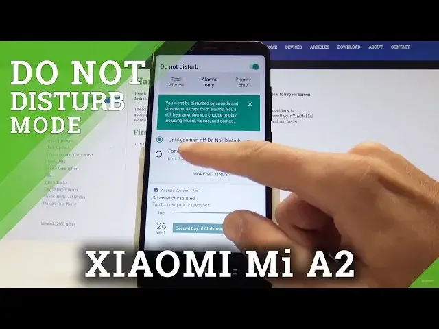 'Video thumbnail for How to Enable Do Not Disturb Mode on XIAOMI Mi A2 - Set Up DND Rules'