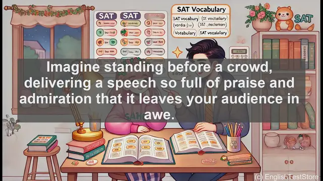Video thumbnail for 5000 Must Know SAT Vocabulary - Panegyric: Mastering the Art of Formal Praise for SAT Success