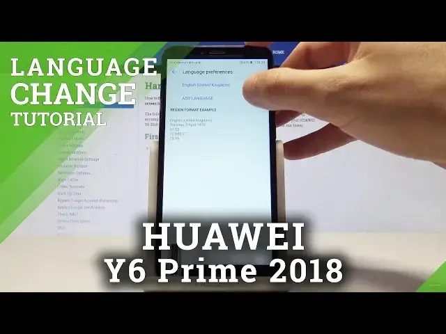 'Video thumbnail for How to Change Language in HUAWEI Y6 Prime 2018 - Set Up Language'