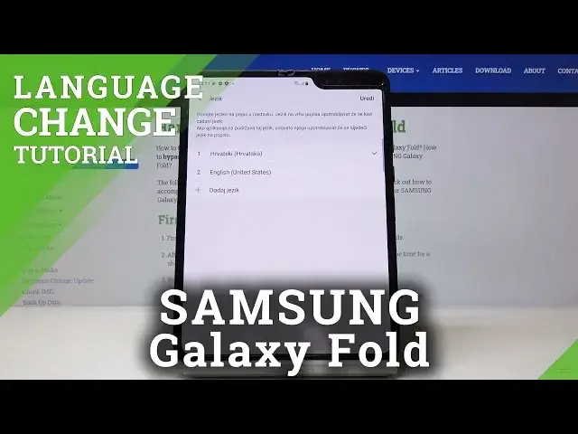 Video thumbnail for How to Change Language in SAMSUNG Galaxy Fold – Language Settings