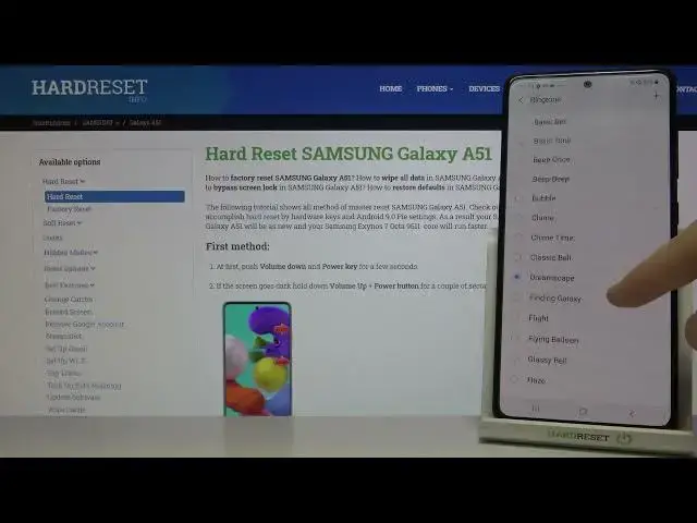 'Video thumbnail for Samsung Galaxy A51 - Ringtones Full List Presentation'