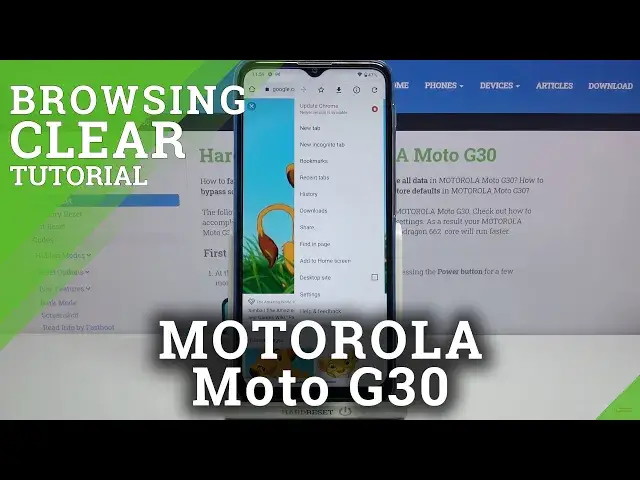 'Video thumbnail for How to Erase Browser History in Motorola Moto G30 - Clear Browser Data / Reset Cookies'
