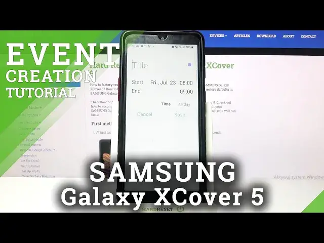 'Video thumbnail for How to Add Reminder in SAMSUNG Galaxy XCover 5 – Set up Calendar Event'