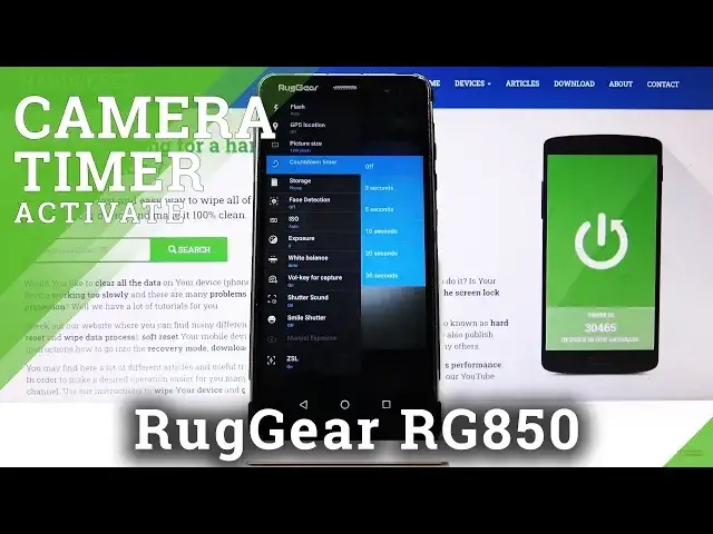 Video thumbnail for How to Use Camera Timer in RUGGEAR RG850 – Camera Settings