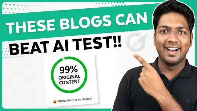 Video thumbnail for How to Write a Blog using AI in 10 minutes (Undetectable & Plagiarism Free)
