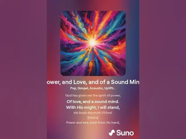 Video thumbnail for Power, and Love, and of a Sound Mind