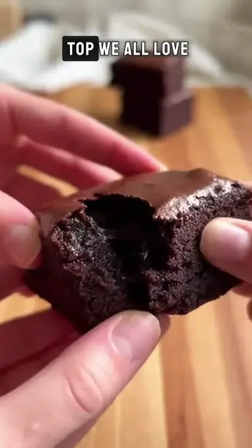 Video thumbnail for 3-Ingredient Brownies 😍 | Easy Chocolate Dessert in Minutes