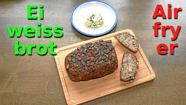 'Video thumbnail for Eiweissbrot im Airfryer'