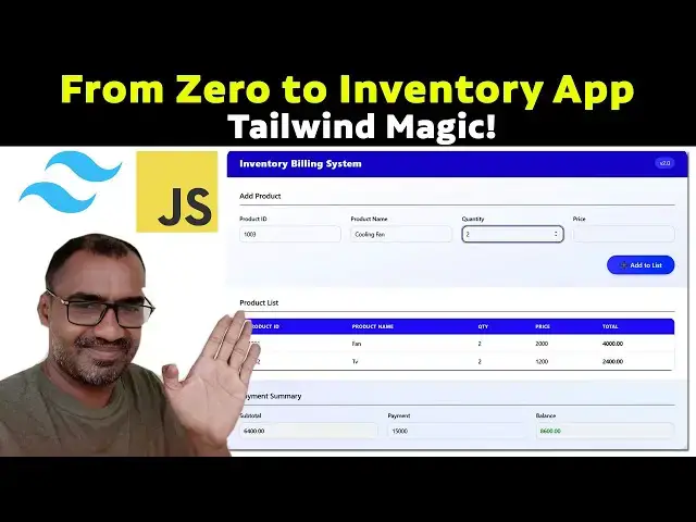 'Video thumbnail for How to Build a POS and Inventory System with Tailwind CSS'