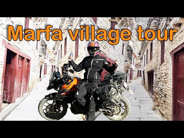 Video thumbnail for Bike tour to Marfa Village, Jomsom