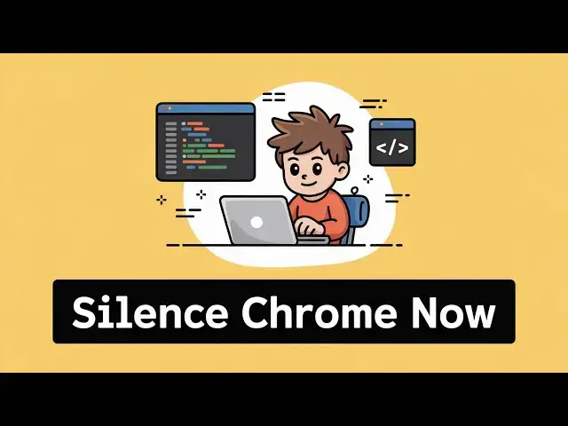 Video thumbnail for How to Disable System Notifications & Popups in Google Chrome