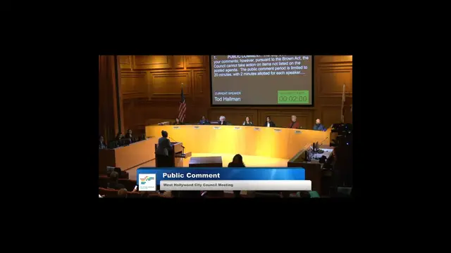 'Video thumbnail for Tod Hallman on Juneteenth, Public Comments, 6/26/23'