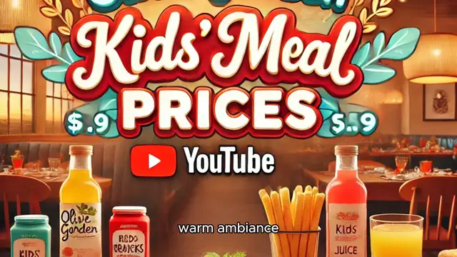 Video thumbnail for Olive Garden Kids’ Meal Prices