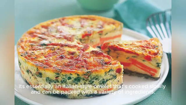 Video thumbnail for frittata recipe
