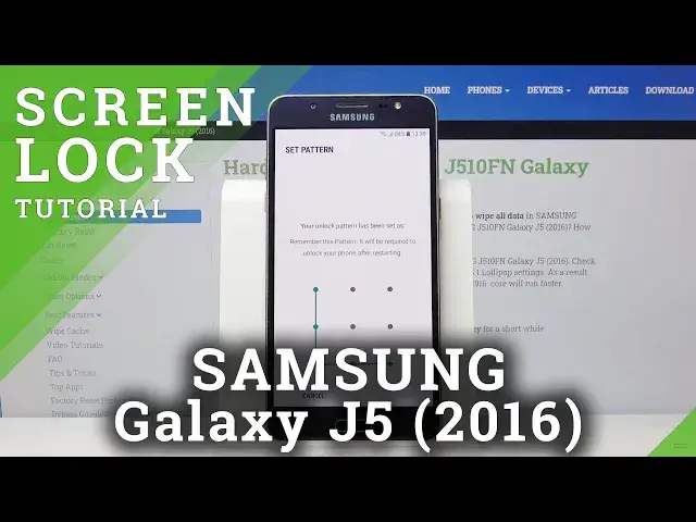 'Video thumbnail for How to Change Lock Method in SAMSUNG Galaxy J5 2016 – Find Screen Lock Options'