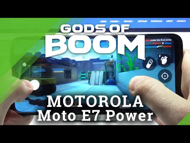 Video thumbnail for Motorola Moto E7 Power - Guns Of Boom FPS Shooter Game Test