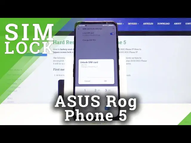 'Video thumbnail for How to Remove SIM PIN from SIM Card in ASUS ROG Phone 5 - Deactivate SIM PIN'