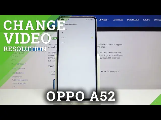 'Video thumbnail for How to Change Video Quality in OPPO A52 – Video Resolution'