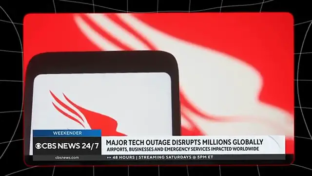 Video thumbnail for Millions Hit by 'Blue Screen of Death' (Epic Microsoft Meltdown)