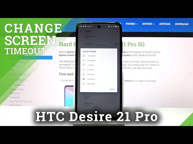 'Video thumbnail for How to Change Screen Timeout in HTC Desire 21 Pro – Adjust Screen Timeout'
