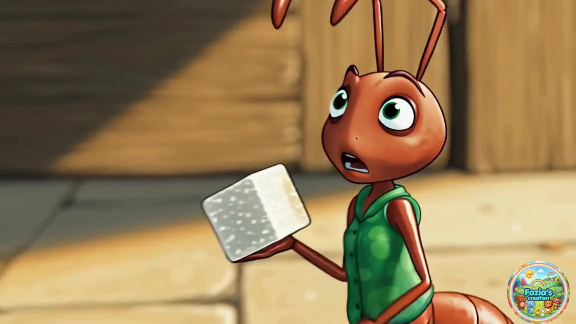 Video thumbnail for Hardworking Ant and a Large Greedy Black Ant Kids Story