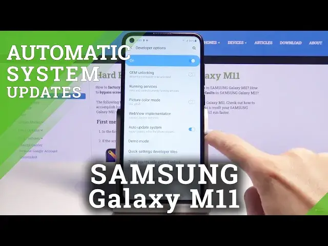 'Video thumbnail for How to Automatically Get Newest System Version in Samsung Galaxy M11 Auto System Updates'