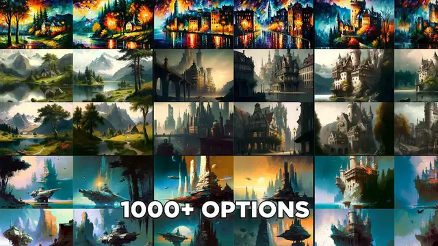 'Video thumbnail for Midjourney Hack_ 1000+ AI Art Styles in 1 Keyword'