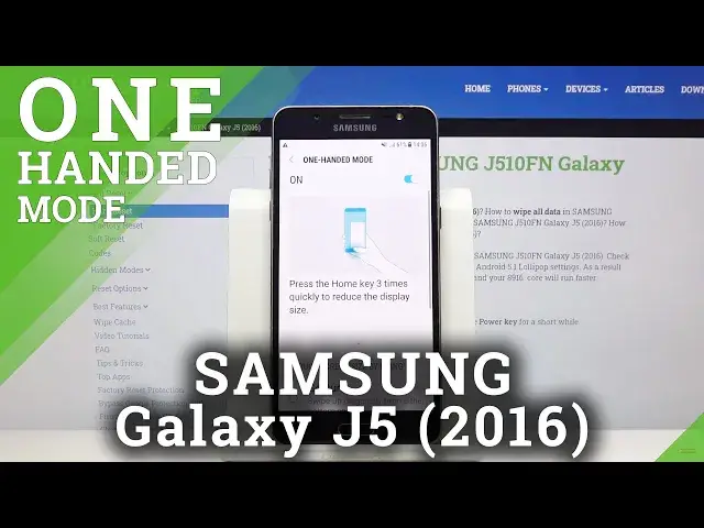 'Video thumbnail for How to Enter One Handed Mode in SAMSUNG Galaxy J5 2016 – Make Screen Smaller'