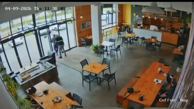 Video thumbnail for Armed Robbery at Gqeberha Coffee Shop: Laptops and Cellphones Stolen