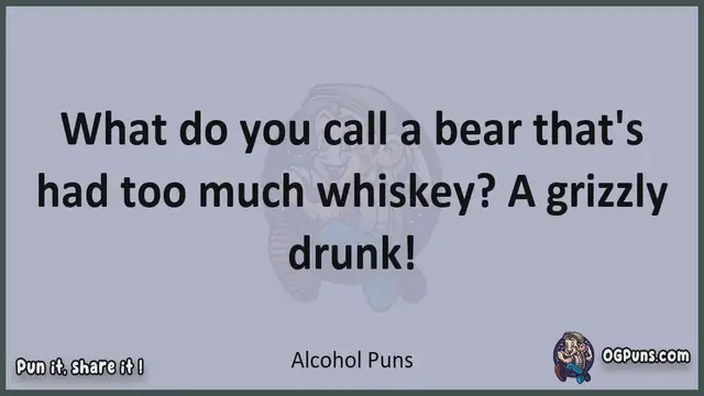 Video thumbnail for Alcohol - Jokes, Puns, Wordplays, and Laughter