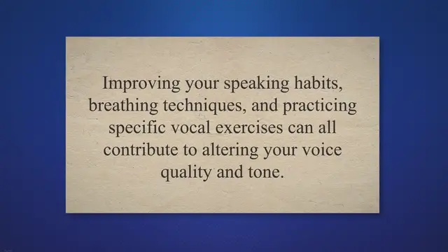 Video thumbnail for Is It Possible to Change Your Voice: A Comprehensive Guide To Unlocking The Potential In 2023!